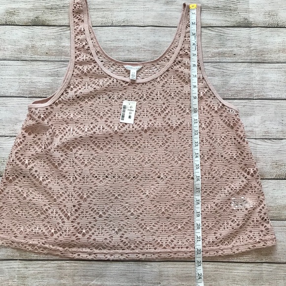 🌻 2 for $10 NWT Aeropostale Mesh Crop Tank Size L - Picture 6 of 7
